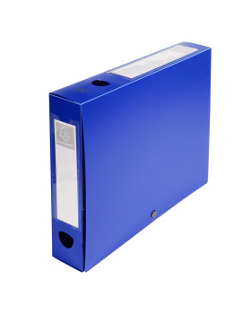 Scatola Archivio Box Exacompta - Dorso 6 - 25x33 cm - 59632E (Blu)