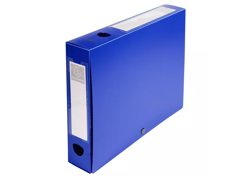 Scatola Archivio Box Exacompta - Dorso 6 - 25x33 cm - 59632E (Blu)
