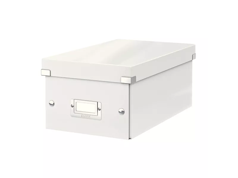 Scatola Archivio Click & Store Leitz - 20,6x14,7x35,2 cm - DVD - 60420001 (Bianco)