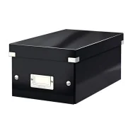 Scatola Archivio Click & Store Leitz - 20,6x14,7x35,2 cm - DVD - 60420095 (Nero)