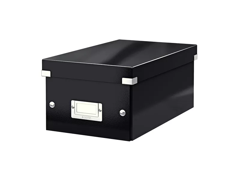 Scatola Archivio Click & Store Leitz - 20,6x14,7x35,2 cm - DVD - 60420095 (Nero)