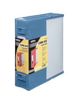 Scatola Archivio Combi Box E600 Fellowes - Dorso 9 - 29,8x36,2 cm - E600BN (Blu Navy)