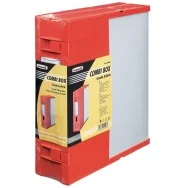 Scatola Archivio Combi Box E600 Fellowes - Dorso 9 - 29,8x36,2 cm - E600RO (Rosso)