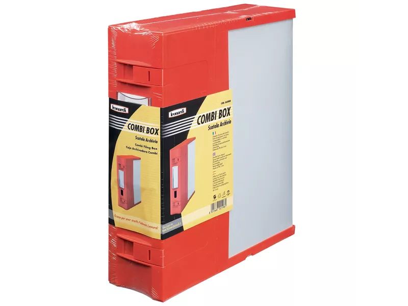 Scatola Archivio Combi Box E600 Fellowes - Dorso 9 - 29,8x36,2 cm - E600RO (Rosso) Scatola Archivio Combi Box E600 Fellowes - Dorso 9 - 29,8x36,2 cm - E600RO (Rosso)