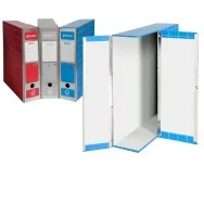 Scatola Archivio con Cerniera Box 1 Resisto - Dorso 9 - 28x35 cm - RESX101-R (Rosso)