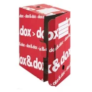 Scatola Archivio Dox&Dox Rexel - 17x35x25 cm - 1600174 (Rosso Conf. 12)