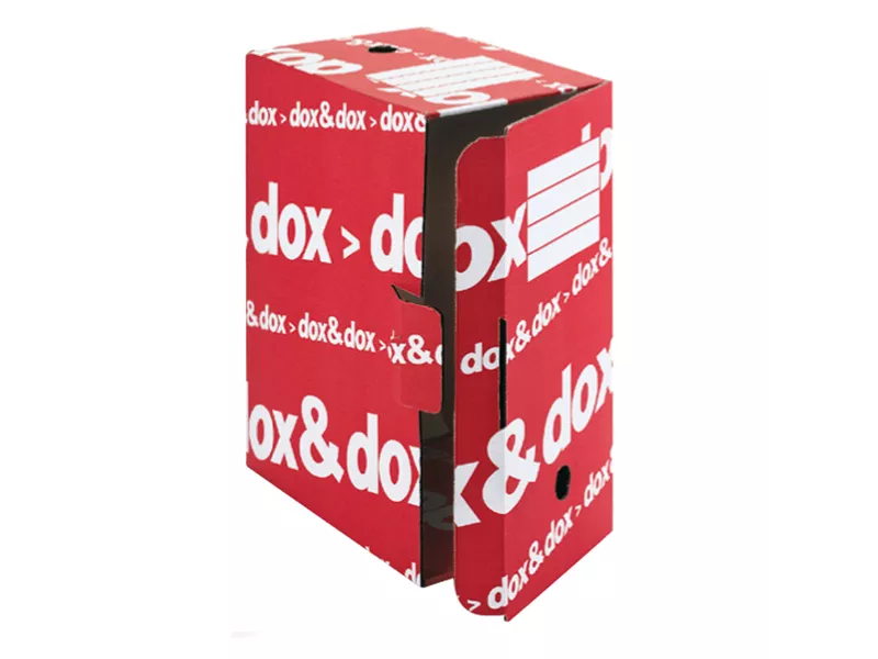 Scatola Archivio Dox&Dox Rexel - 17x35x25 cm - 1600174 (Rosso Conf. 12)