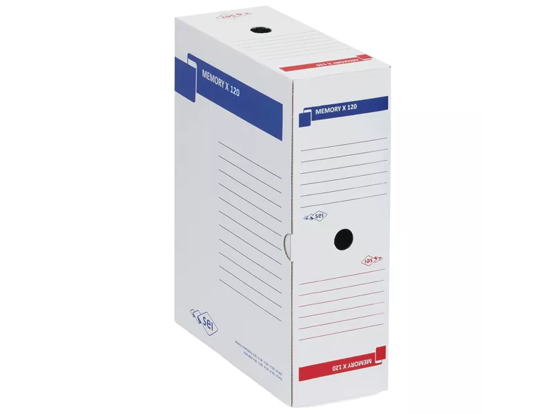 Scatola Archivio Memory X 120 Sei Rota - Dorso 12 - 25x35 cm - 673212 (Bianco Conf. 10)
