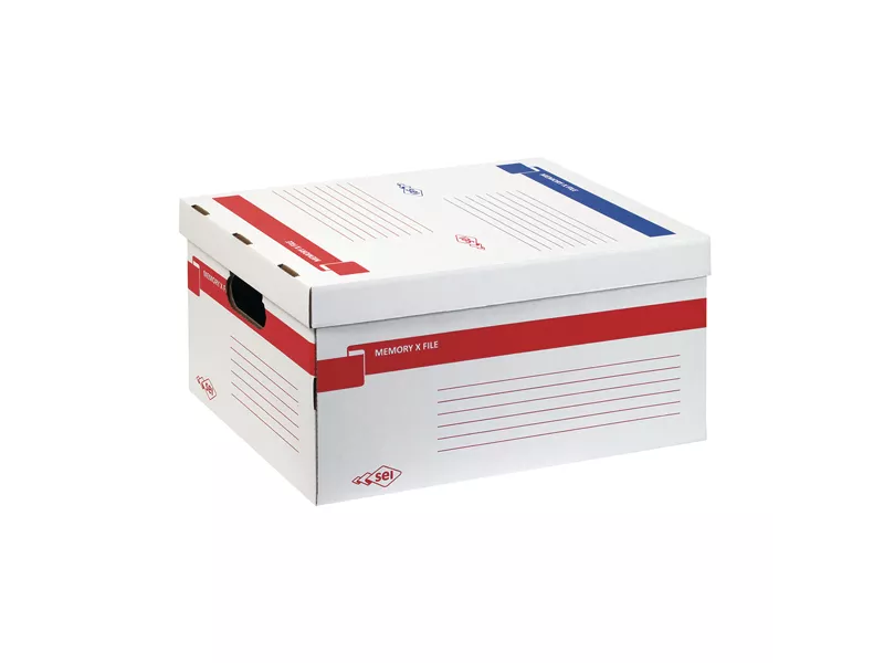 Scatola Archivio Memory X275 Sei Rota - Dorso 27,5 - 37x52 cm - 673200 (Bianco)