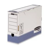 Scatola Archivio Legal Bankers Box Fellowes - Dorso 10 - 36x8x25,5 cm - 0030801 (Bianco e Blu Conf. 10)