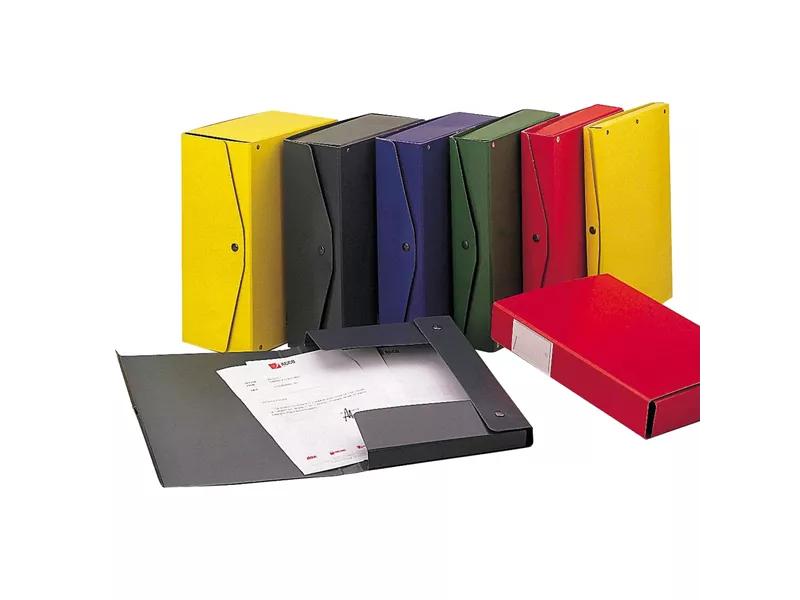 Scatola Archivio Project 12 King Mec - Dorso 12 - 26x36 cm - 00024006 (Giallo Conf. 5)