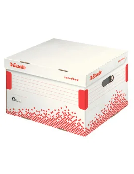 Scatola Archivio Speedbox Esselte - Dorso 26,3 - 36,4x26,3x43,3 cm - 623913 (Bianco Conf. 15)
