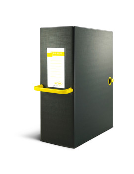 Scatola Portaprogetti Big Next 200 Sei Rota - Dorso 20 - 26x36 cm - 68102006 (Nero e Giallo)