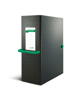 Scatola Portaprogetti Big Next 200 Sei Rota - Dorso 20 - 26x36 cm - 68102005 (Nero e Verde)
