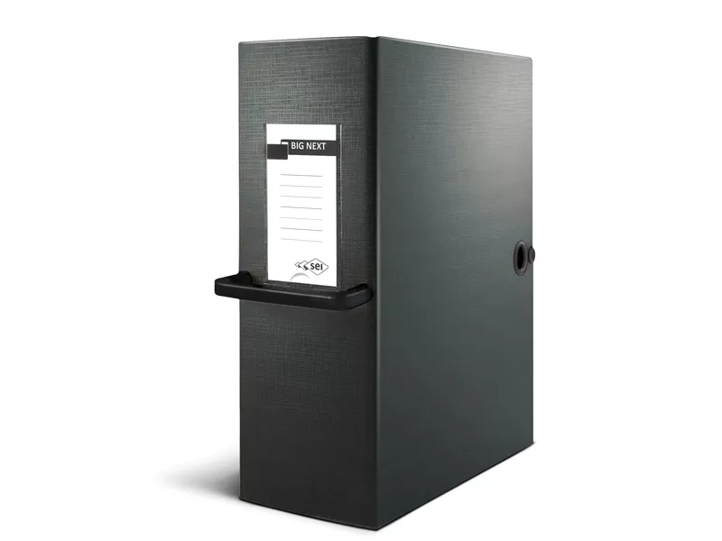 Scatola Portaprogetti Big Next 120 Sei Rota - Dorso 12 - 26x36 cm - 68101210 (Nero)