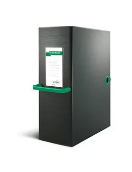 Scatola Portaprogetti Big Next 120 Sei Rota - Dorso 12 - 26x36 cm - 68101205 (Nero e Verde)