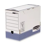 Sistema di Archiviazione R-Kive Prima Fellowes - 15,8x32,7x26,5 cm - 0027701 (Bianco e Blu Conf. 10)