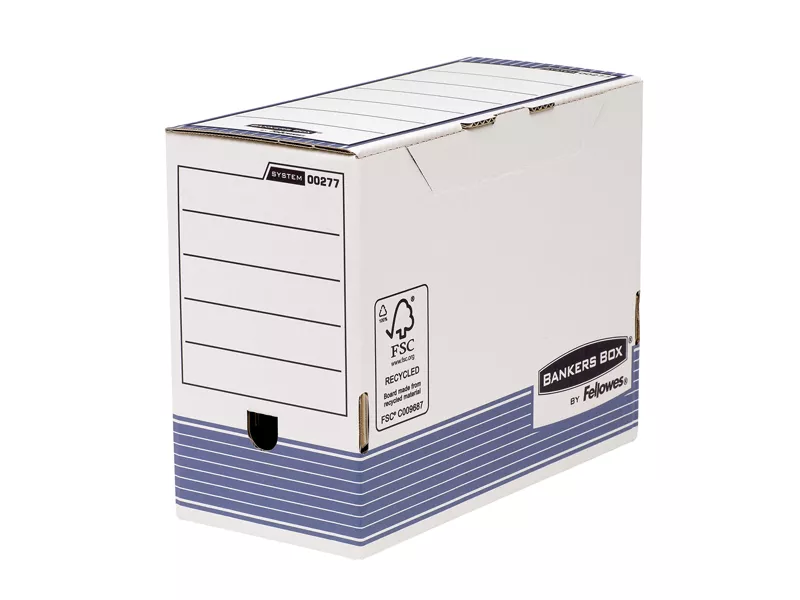 Sistema di Archiviazione R-Kive Prima Fellowes - 15,8x32,7x26,5 cm - 0027701 (Bianco e Blu Conf. 10)