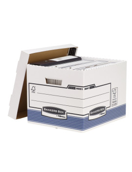 Sistema di Archiviazione R-Kive Prima Fellowes - 33,5x40,4x29,2 cm - 0026101 (Bianco e Blu Conf. 10)