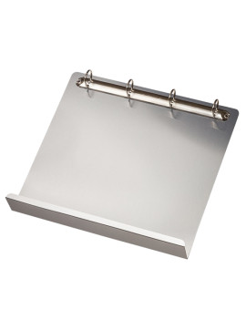 Supporto Magnetico ad Anelli per Buste Magnetiche Tarifold - 31x32x5,3 cm - B181111 (Argento)