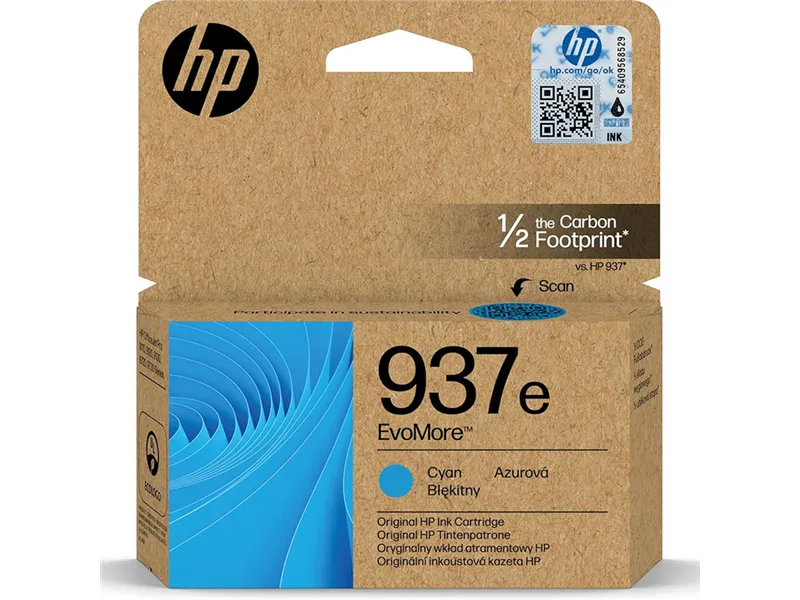 Cartuccia Originale HP 4S6W6NE 937e (Ciano 1650 pagine) Cartuccia Originale HP 4S6W6NE 937e (Ciano 1650 pagine)