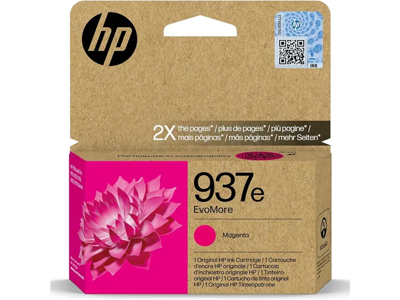 Cartuccia Originale HP 4S6W7NE 937e (Magenta 1650 pagine) Cartuccia Originale HP 4S6W7NE 937e (Magenta 1650 pagine)