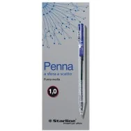 Penna a Sfera a Scatto Starline - 1 mm - 5604 (Blu Conf. 20)
