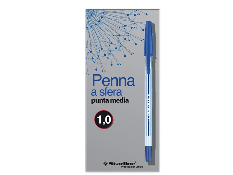 Penna a Sfera Starline - 1 mm (Blu Conf. 50)