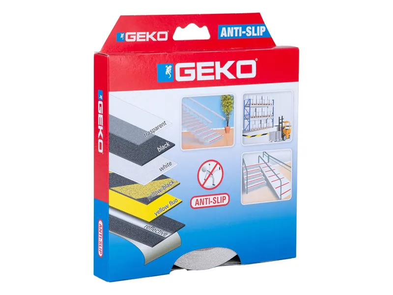 Nastro Adesivo Antiscivolo Antislip Geko - 25 mm x 15 m - 220/207 (Giallo Fosforescente)