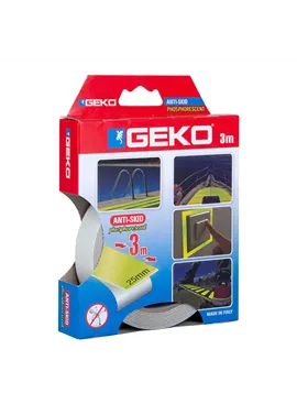 Nastro Adesivo Antiscivolo Antislip Geko - 25 mm x 3 m - 220/202 (Giallo Fosforescente)