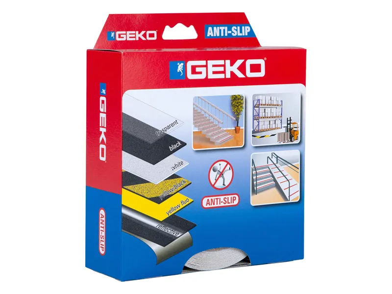 Nastro Adesivo Antiscivolo Antislip Geko - 50 mm x 15 m - 220/208 (Giallo Fosforescente)