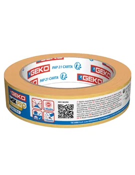 Nastro Adesivo Washi Pro Perfect Geko - 25 mm x 50 m - per Lavori di Precisione - 21000/834 (Oro Conf. 6)