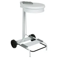 Carrello Portasacco Stilcasa - 54,6x60x94 cm - 110 Litri - 406/B (Bianco)