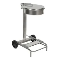 Carrello Portasacco Stilcasa - 54,6x60x94 cm - 110 Litri - 406/A (Argento)