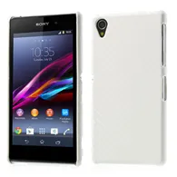 Cover Cabon Look per Sony Xperia Z1 (Bianco)