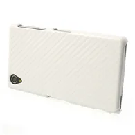 Cover Cabon Look per Sony Xperia Z1 (Bianco)