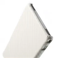 Cover Cabon Look per Sony Xperia Z1 (Bianco)
