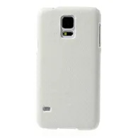 Cover Carbon Look per Samsung Galaxy S5 G900 (Bianco)