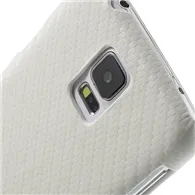 Cover Carbon Look per Samsung Galaxy S5 G900 (Bianco)