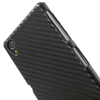 Cover Carbon Look per Sony Xperia Z1 (Nero)