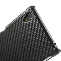 Cover Carbon Look per Sony Xperia Z1 (Nero)