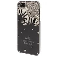 Cover con Strass Design Zebra per Apple iPhone 5 5S