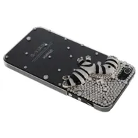 Cover con Strass Design Zebra per Apple iPhone 5 5S
