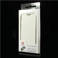 Cover Copribatteria Flip a Portafoglio per Huawei Ascend G600 (Bianco)