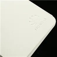 Cover Copribatteria Flip a Portafoglio per Huawei Ascend G600 (Bianco)