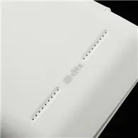 Cover Copribatteria Flip a Portafoglio per Huawei Ascend G600 (Bianco)