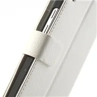 Cover Flip a Portafoglio Carta di Credito per Huawei Ascend P6 (Bianco)