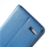 Cover Flip a Portafoglio Carta di Credito per Huawei Ascend P6 (Blu)