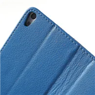 Cover Flip a Portafoglio Carta di Credito per Huawei Ascend P6 (Blu)