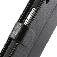 Cover Flip a Portafoglio Carta di Credito per Huawei Ascend P6 (Nero)
